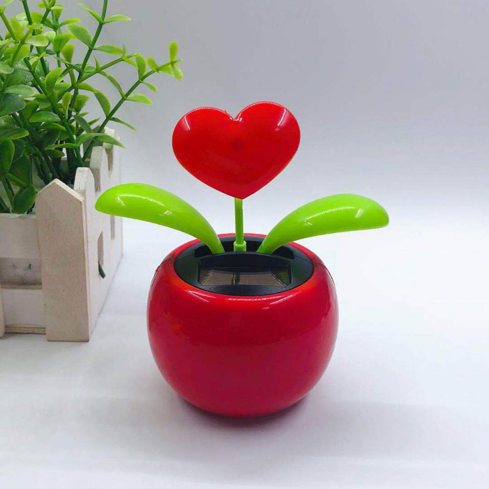 Fashion Car Ornament Solar Powered Cartoon Vibrant Ornamental Gifts Automobile Premium Automotive Accessory