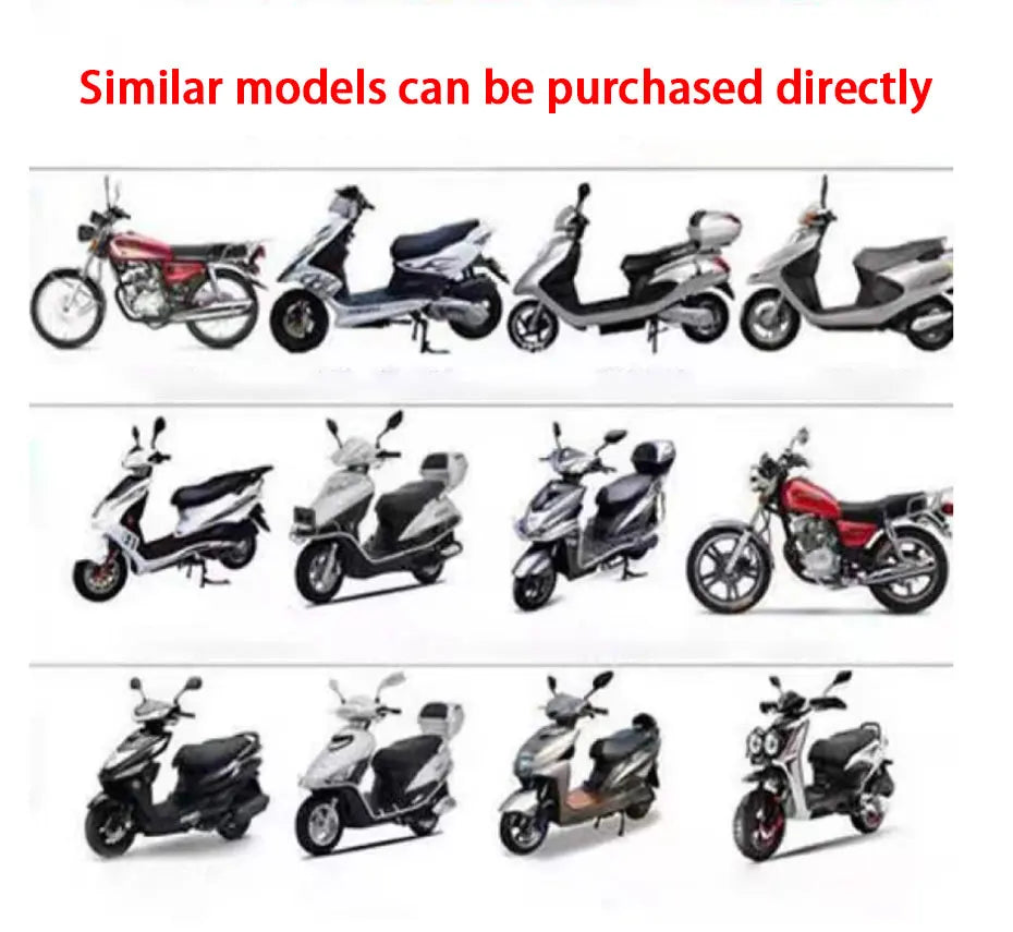 SEAMETAL Motorcycle Seat Covers Autocycle Cushion Waterproof Pu Leather Interior