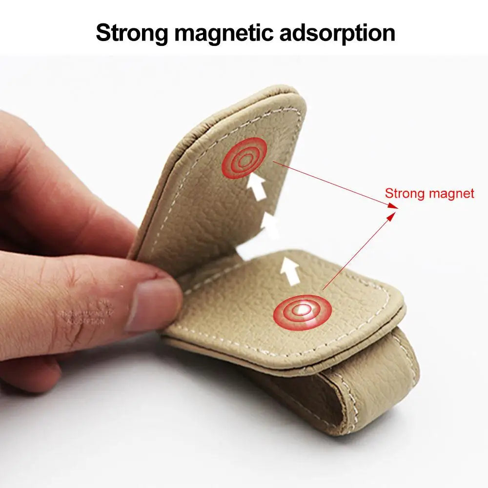 Universal Car Sunglasses Clip Card Ticket Holder Stand Fastener Pen Case Bracket