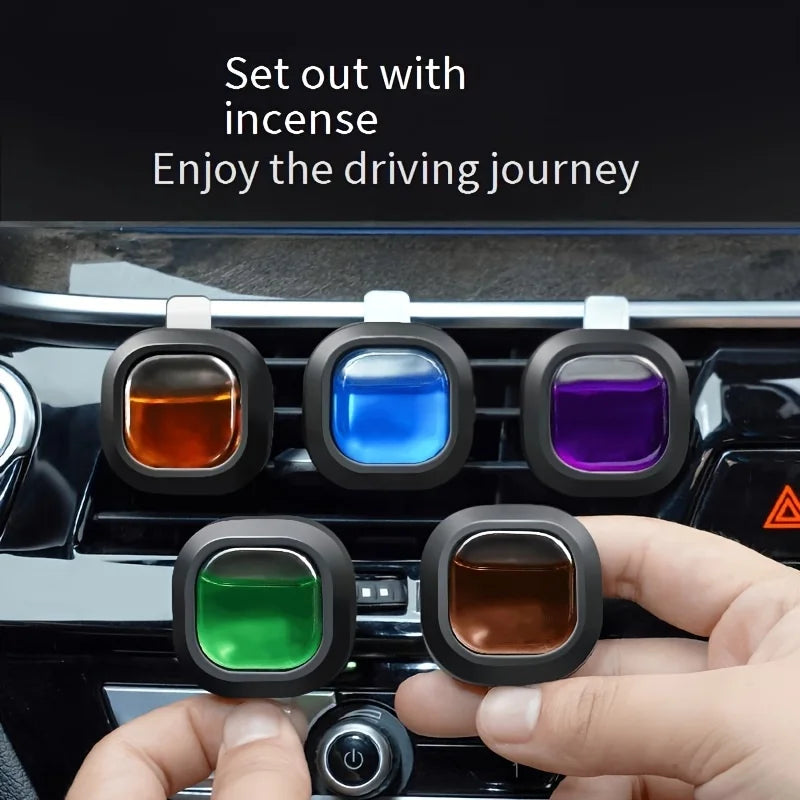 30-Day Long-Lasting Car Air Freshener Vent Clip Essential Oil Scented Odor SUV