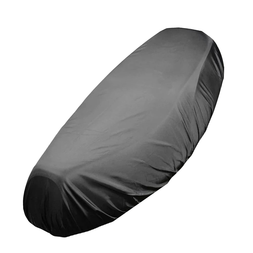 Motorcycle Seat Cover Waterproof Sunscreen Dust UV Protector Cushion Elastic PU