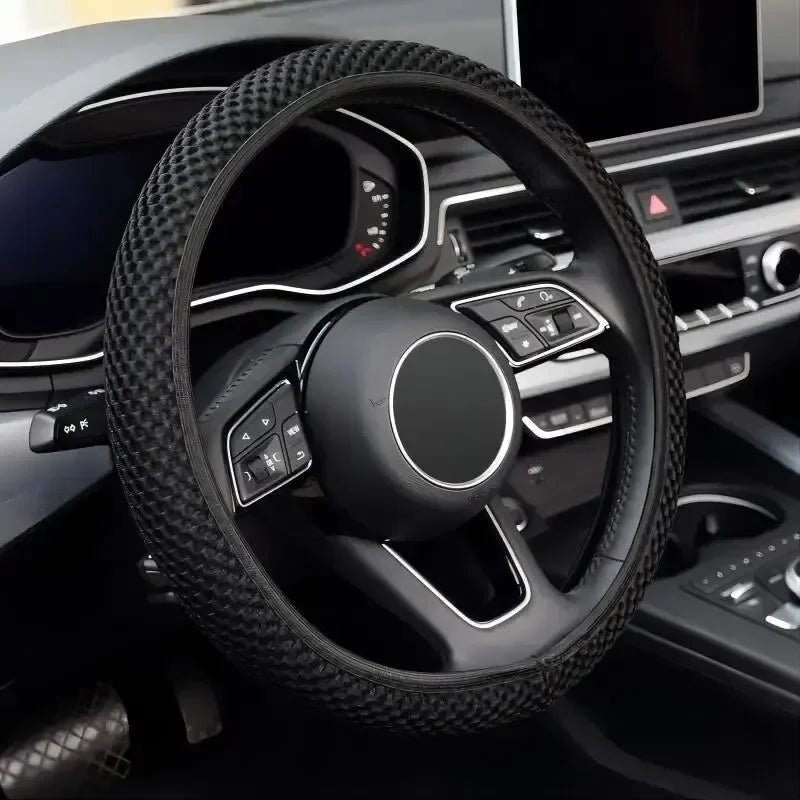 Elastic Elastic Steering Wheel Cover, Warm in Winter, Cool in Summer, Universal
