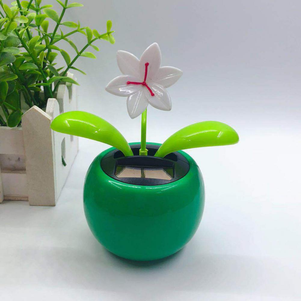 Fashion Car Ornament Solar Powered Cartoon Vibrant Ornamental Gifts Automobile Premium Automotive Accessory