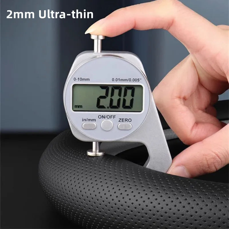 Car Steering Wheel Covers Ultra-thin O-shape Full Hole Wrap Universal 37-38cm