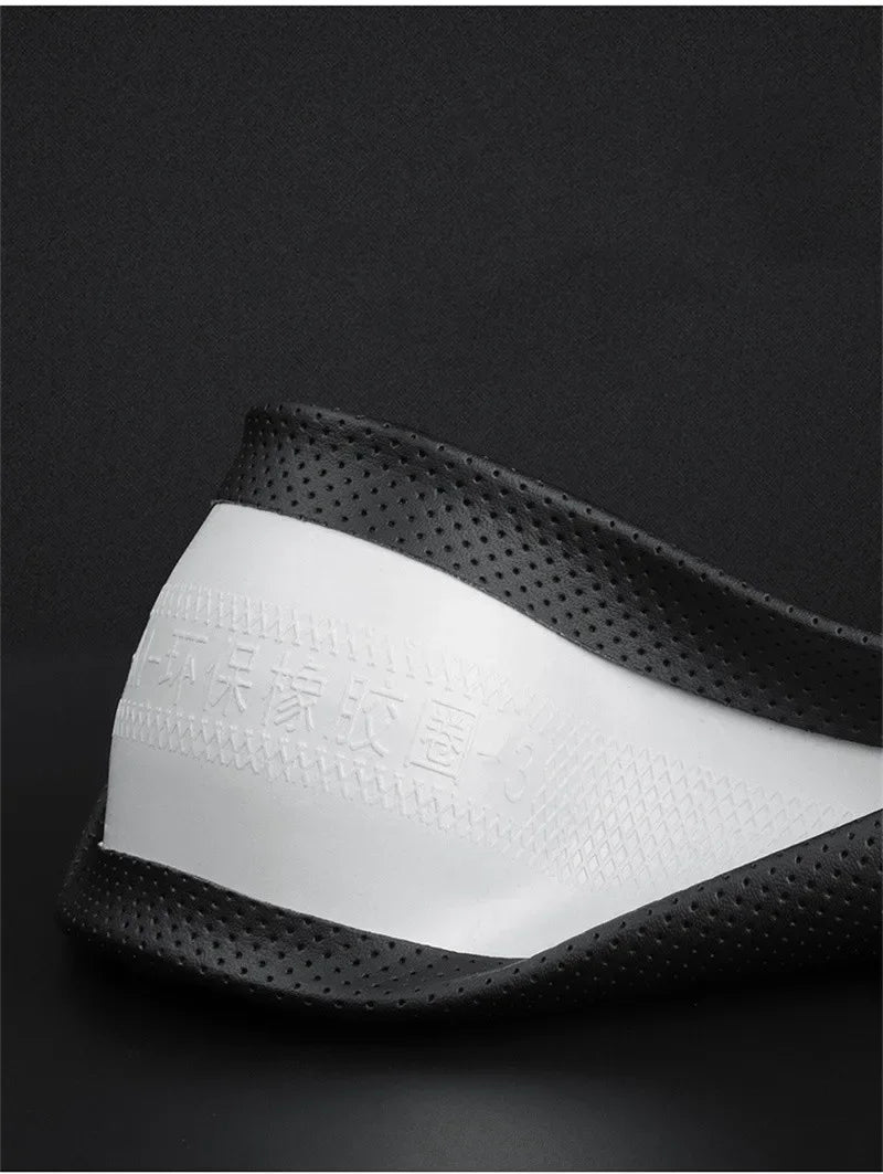 Car Steering Wheel Covers Ultra-thin O-shape Full Hole Wrap Universal 37-38cm