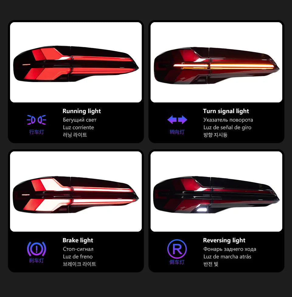 AKD Car Lights for BMW X5 G05 Led Tail Light 2018-2022 G05 Rear Lamp DRL Turn Signal Reverse Automotive Accessories