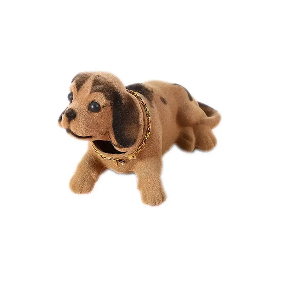 Car Ornaments Shaking Head Dog Doll, Cute Nodding Puppy Dashboard Toys Auto Premium Automotive Accessory