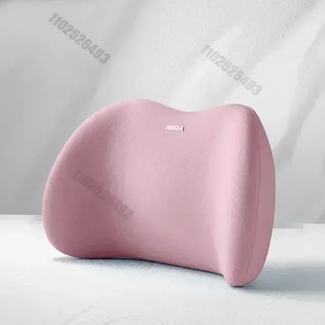 Car Headrest Lumbar Support Shoulder Pillow Memory Cotton Waist Interior
