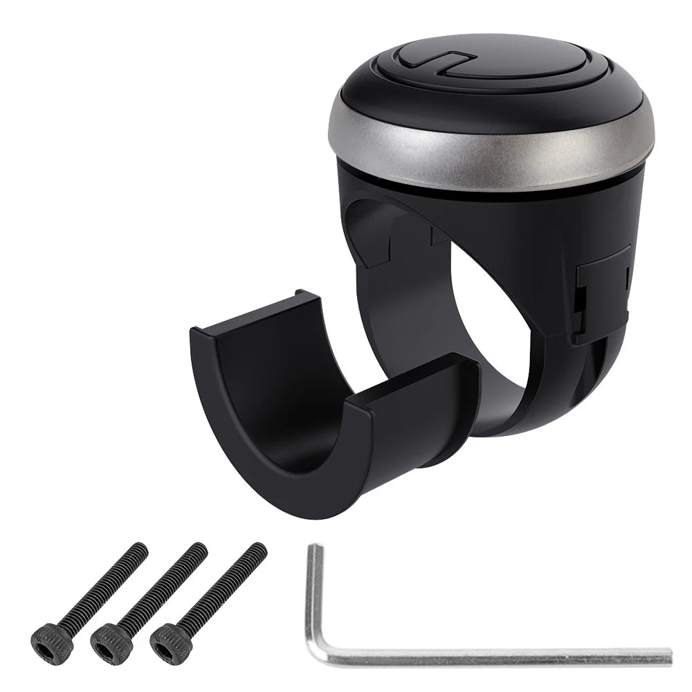 Labor Saving Car Steering Wheel Booster Spinner Knob Truck Tractor Forklift 360