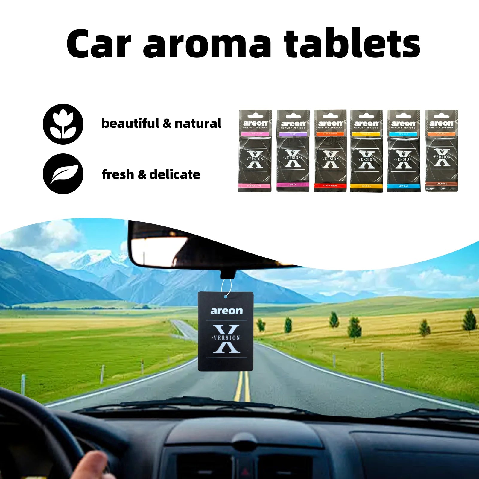 Our High-Quality Shape X car air fresheners which can be used as decorations SUV