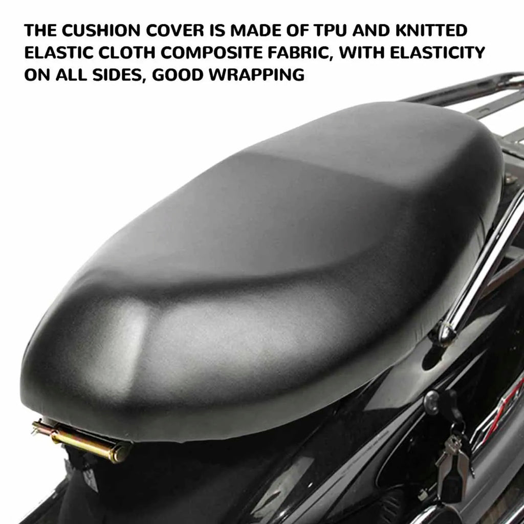Motorcycle Seat Cover Elastic PU Leather Motorbike Protector Cushion Interior