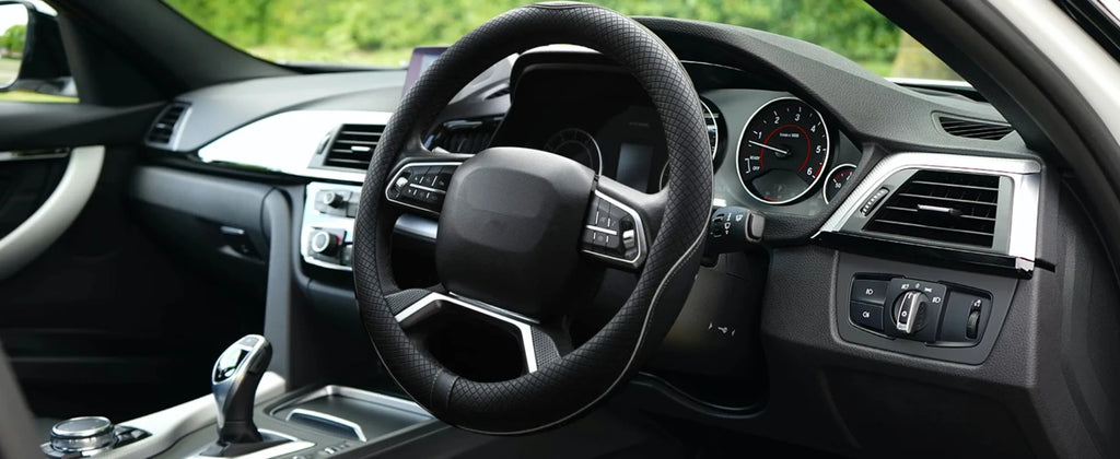 Car Steering Wheel Cover, Anti-Slip, Safety, Soft, Breathable, Heavy Duty