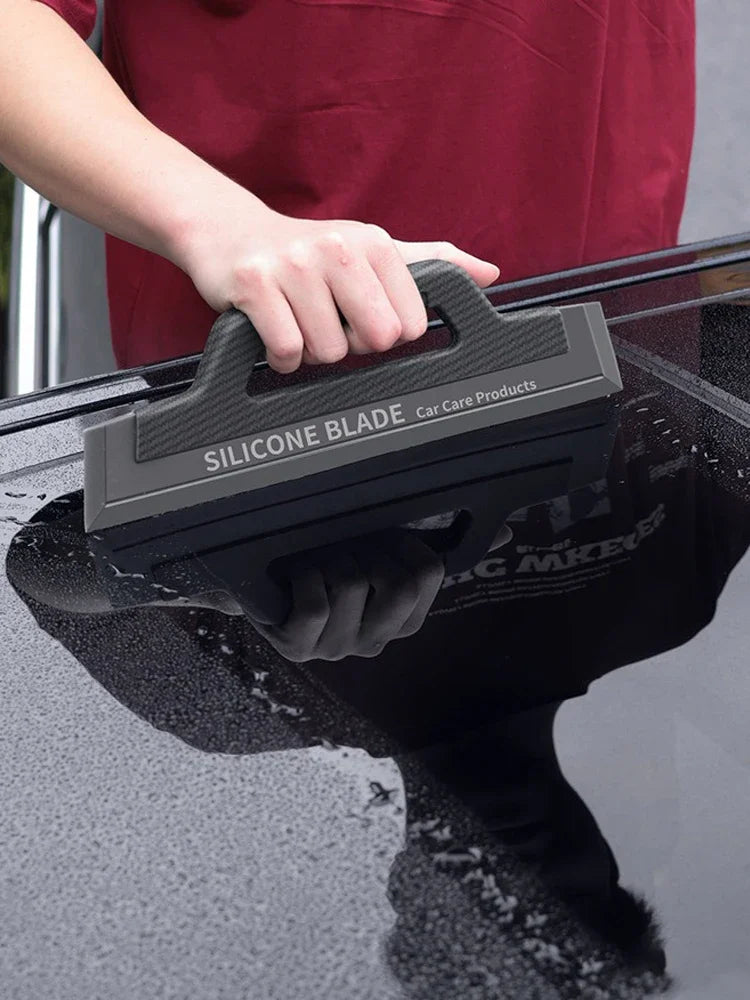 Car Wash Wiper Glass Wiiper Seamless Windshield Handle Silicone Scraper Anti Premium Automotive Accessory