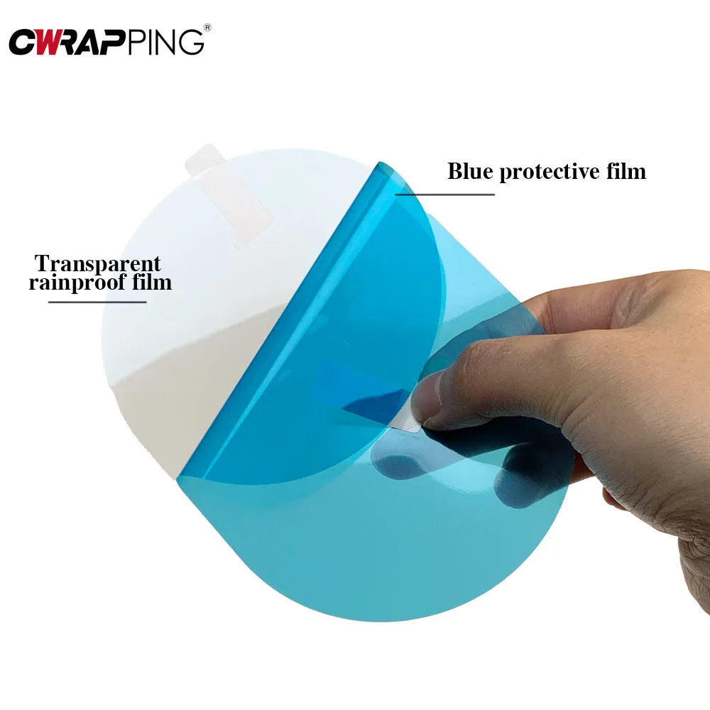 4PCS Car Rainproof Film 2 Auto Rearview Mirror Side Windows Waterproof Anti-fog Premium Automotive Accessory