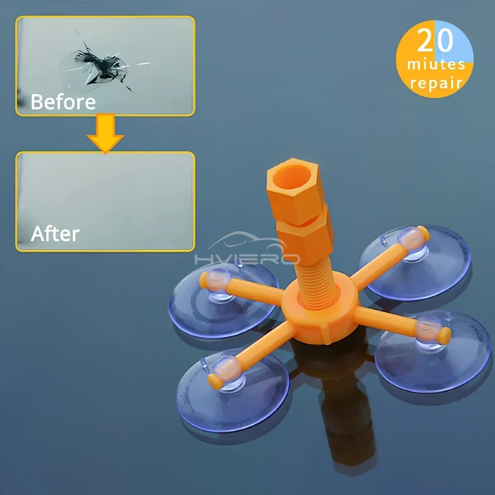 Windshield Repair Kit Scratche Quick Fix Car Styling Cracked Glass Windscreen Premium Automotive Accessory