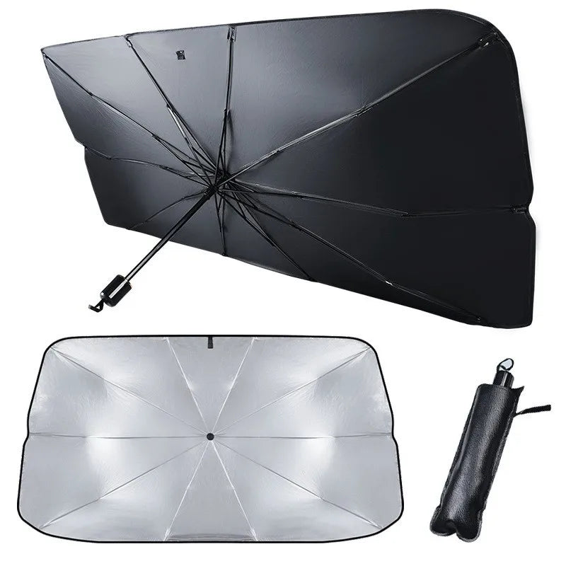 car sunshade car sunshade retractable sunscreen heat insulation front windshield