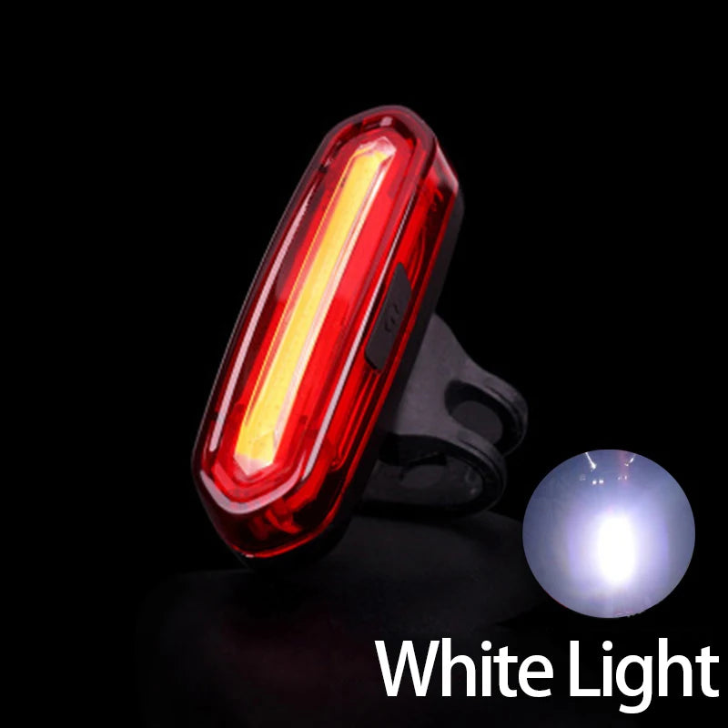 Cycling Tail Light Outdoor Highlight USB Charging Mountain Led Warning  Bike Lights Tail Lamp Rear Light Bicycle Accessories