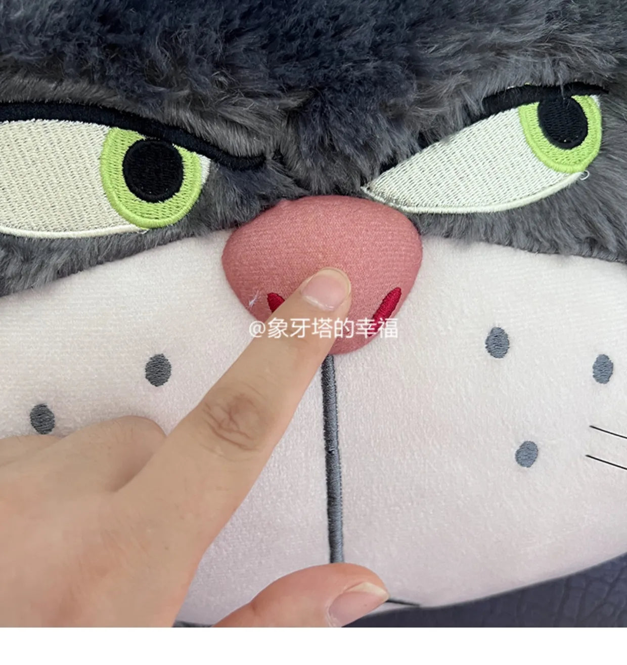 Cute Lucifer Cat Headrest Seat Belt Cover Cartoon Stuffed Anime Cinderella Bad