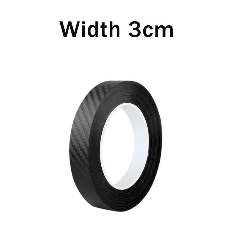 Nano Carbon Fiber Car Sticker Paste Protector Strip DIY Automotive Protective Premium Automotive Accessory