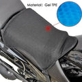 Motorcycle Gel Seat Cushion Breathable Heat Insulation Air Pad Cover Anti Slip