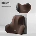 Ergonomic Car Headrest and Lumbar Support Set Memory Foam Neck Cushion Interior