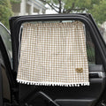 1pc Universal Car Sun Shade Curtains Cute Cartoon Bear Rear Side Window