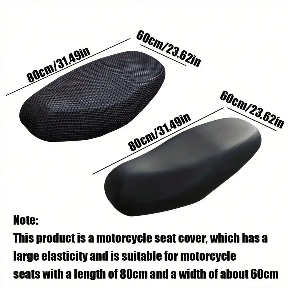Waterproof Motorcycle Seat Cover Elastic Leather Scooter Protector Interior Auto