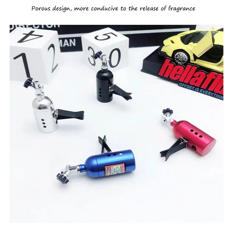 Car Air Freshener NOS Nitrogen Bottle Vent Aromatherapy Auto Aroma Flavoring SUV