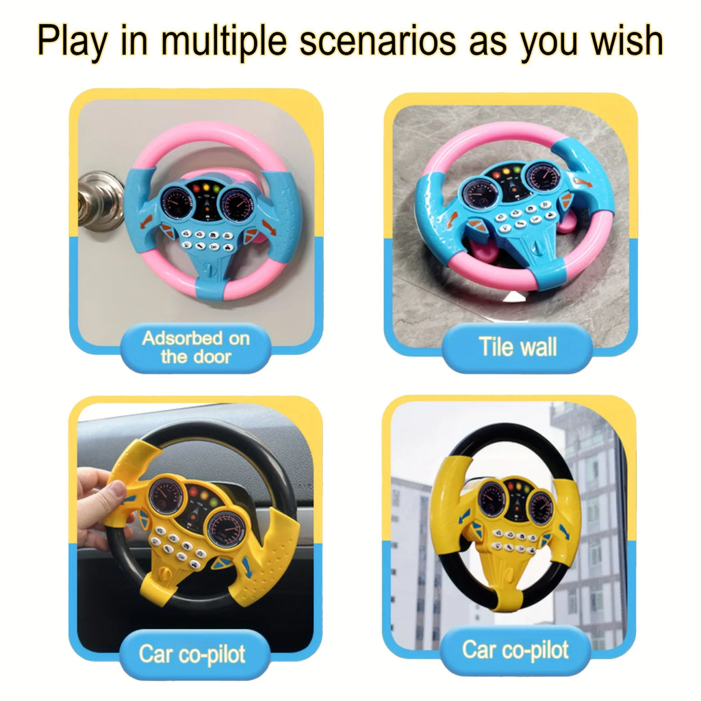 1PC Car Steering Toys Steering Wheel Toy Creative Children's Education Toy