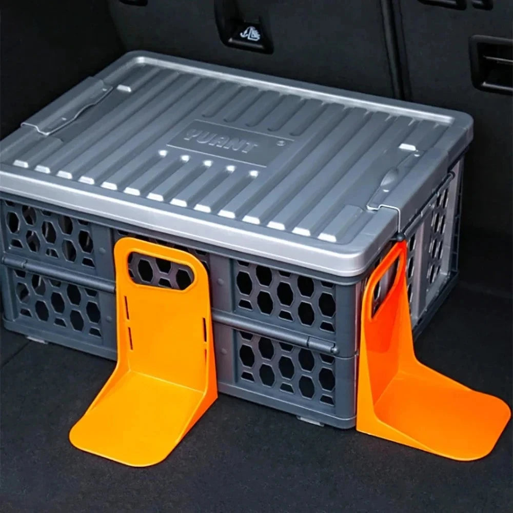 Multifunctional Car Back 2/1pcs Auto Trunk Organizer Rack Luggage Box Stand SUV