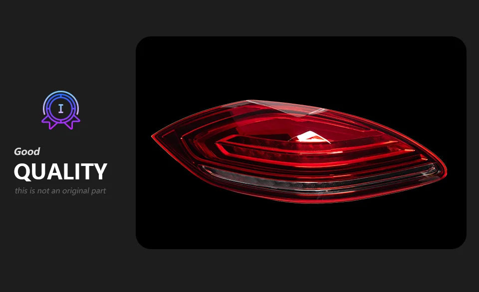 AKD Tail Lamp for Porsche Panamera 970.1 970.2 LED Tail Light 2010-2017 Rear Fog Brake Turn Signal Automotive Accessories