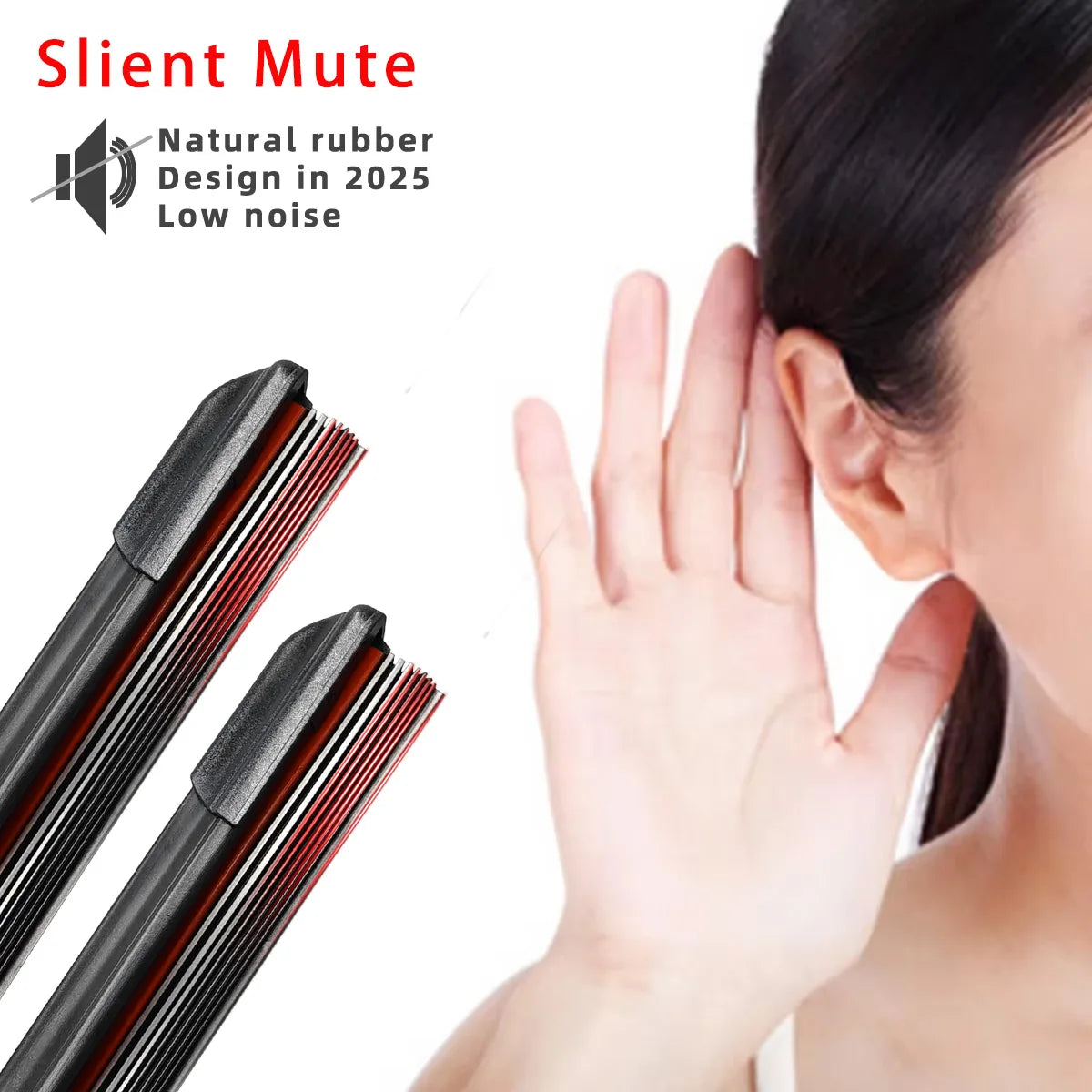 Car Front Windshield Wiper Blade 11 Layer Rubber Strip J/U-Shaped Premium Automotive Accessory
