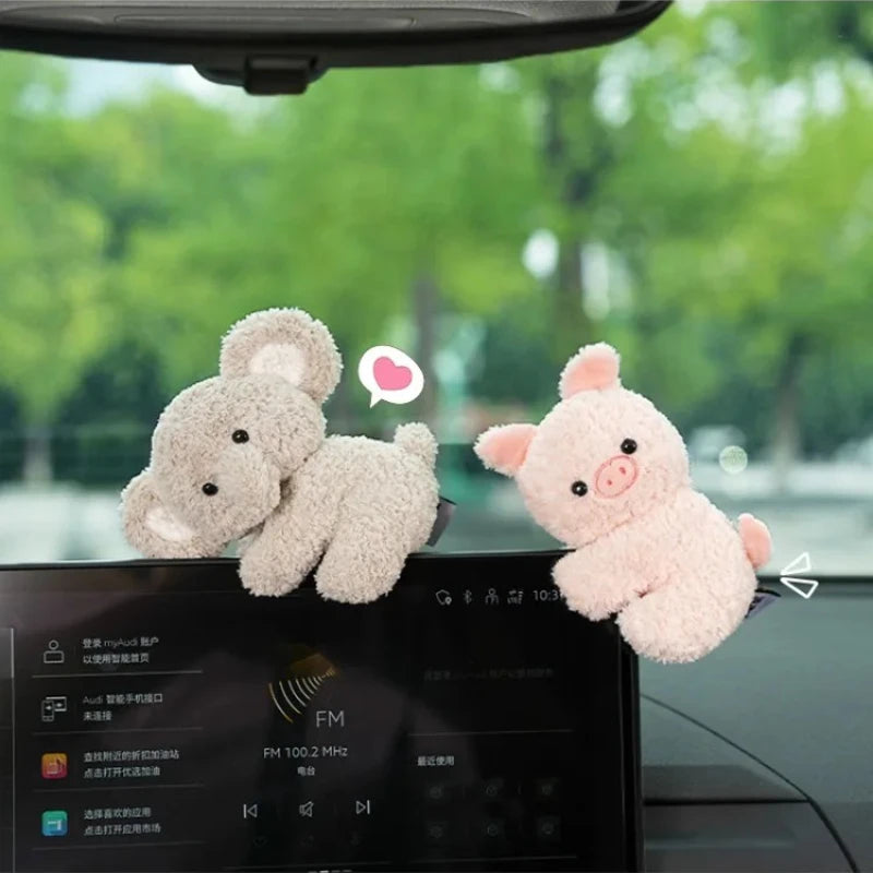 Cute Car Dashboard Ornament Creative Stress Relief Decor Auto Interior Display Premium Automotive Accessory