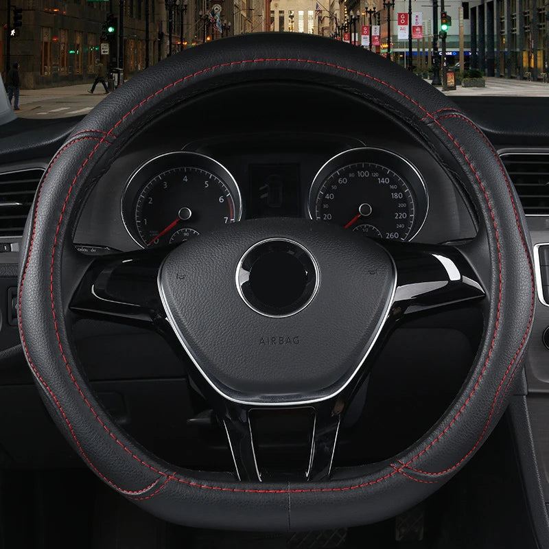 D Type Car Steering Wheel Cover for Nissan X-Trail Qashqai Rogue Maart Serena