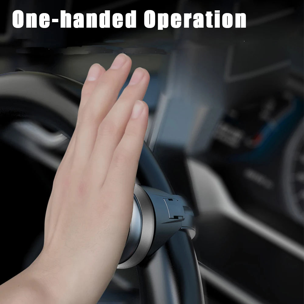 Labor Saving Car Steering Wheel Booster Spinner Knob Truck Tractor Forklift 360