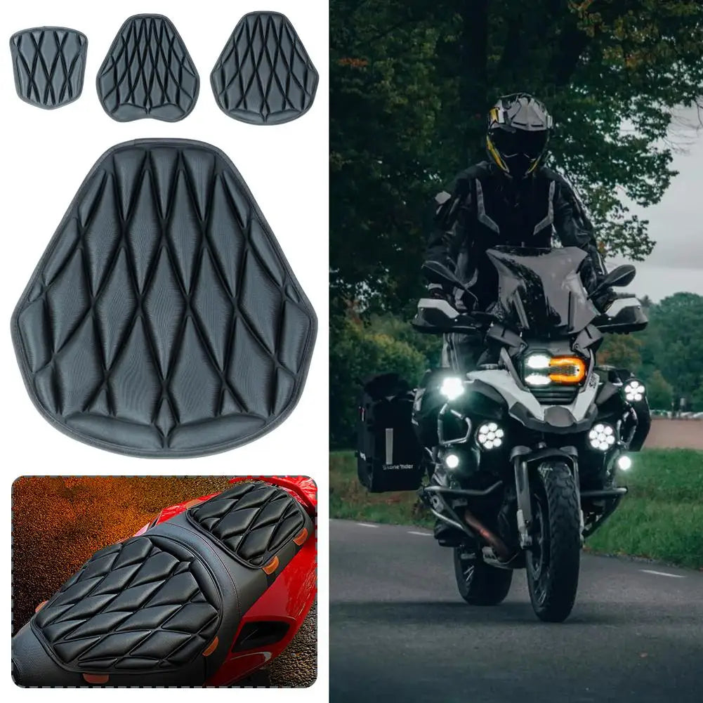 Motorcycle Seat Cover 3D Comfort Air EVA Cushion Waterproof UV Heat Interior