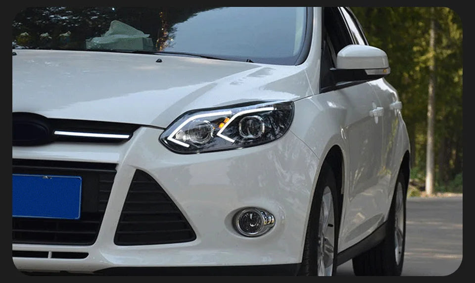 AKD Car Styling Headlights for Ford Focus LED Headlight Projector Lens 2012-2014 Focus 3 DRL Head Lamp Automotive Accessories
