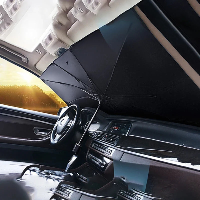 car sunshade car sunshade retractable sunscreen heat insulation front windshield