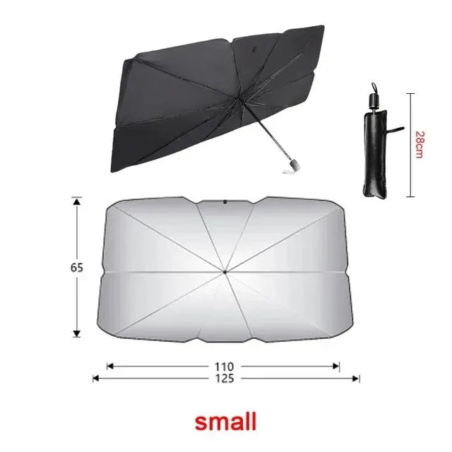 Car Sunshade Umbrella Windshield Folding Front Parasol Umbrella Type Sun Shade
