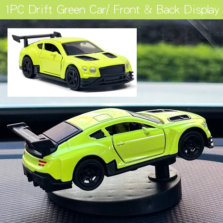 Drift Car dashboard toy model swing turning cool sports race auto ornaments Premium Automotive Accessory