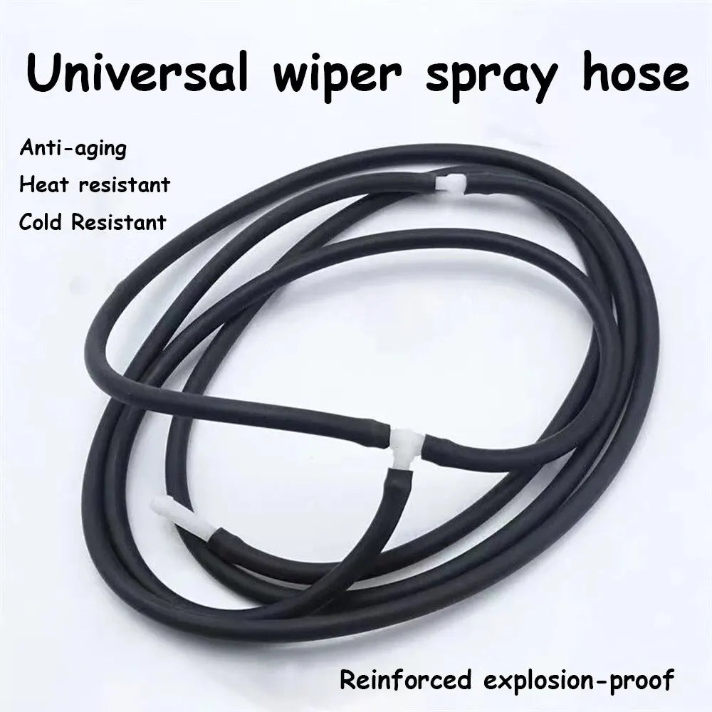 2M Car Windshield Wipers Washer Hose Automotive Wiper Blade Pipe Jet Spray Premium Automotive Accessory