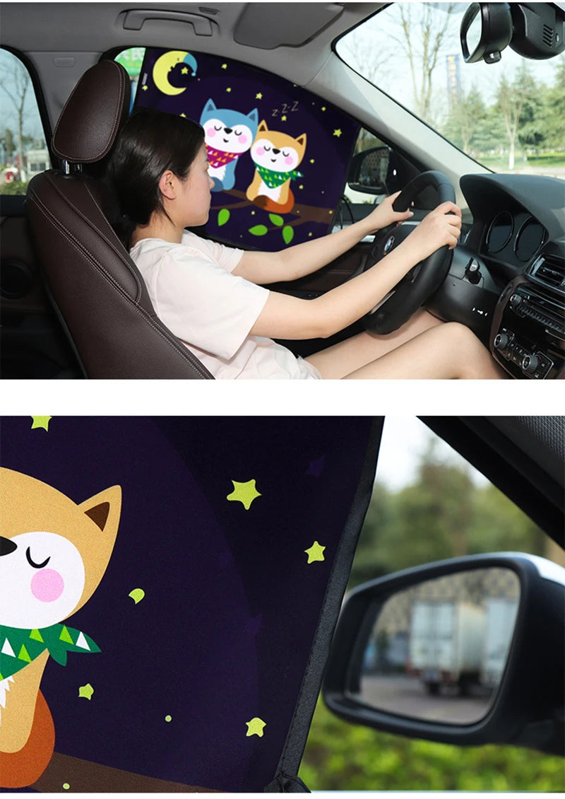 Universal Car Sun Shade Cover UV Protect Curtain Side Window Sunshade Cover