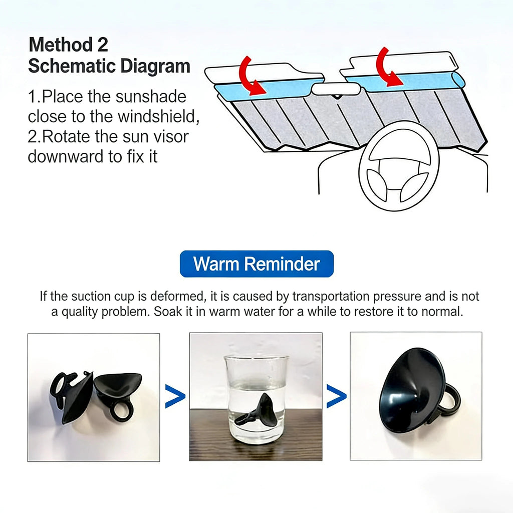 Car Solar Protection 4 Colors Eyes Heated Windshield Sunshade Car Window