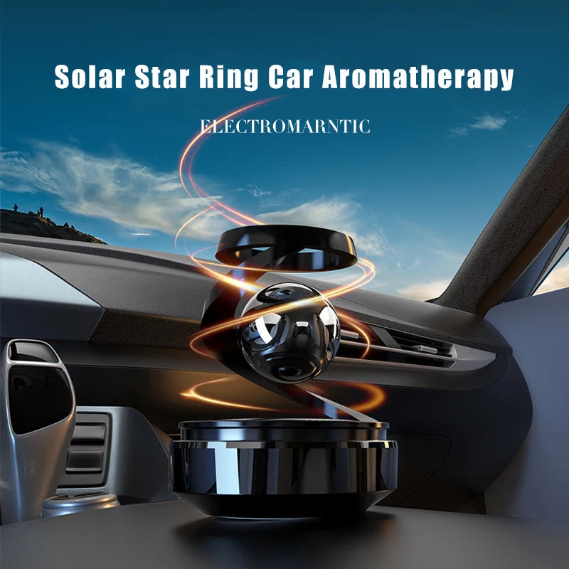 Starry Sky Solar-Powered Car Air Freshener Long-Lasting Fragrance Stylish SUV
