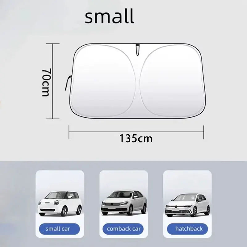 Auto Folding Sun Shade Windshield Visor Cover Car Front Window Sunshade UV