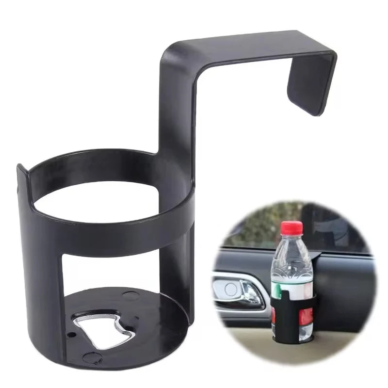Car Cup Stand Phone Holder Mount Tray Side Door Window Storage Barrel Pocket