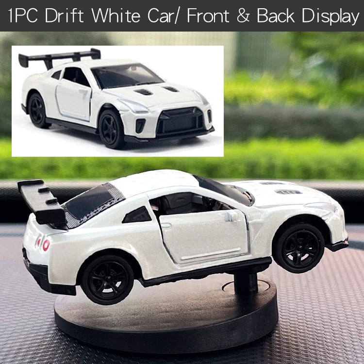 Drift Car dashboard toy model swing turning cool sports race auto ornaments Premium Automotive Accessory