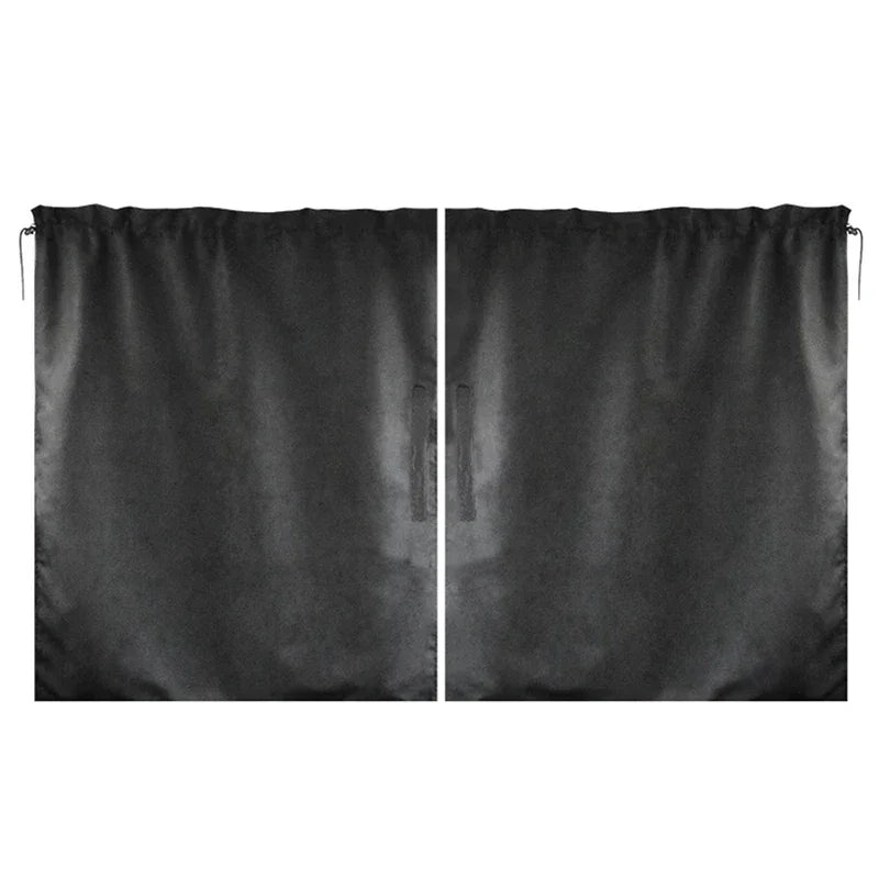 Car Privacy Curtains Universal Divider Curtain Between Rear Seat Auto Blackout