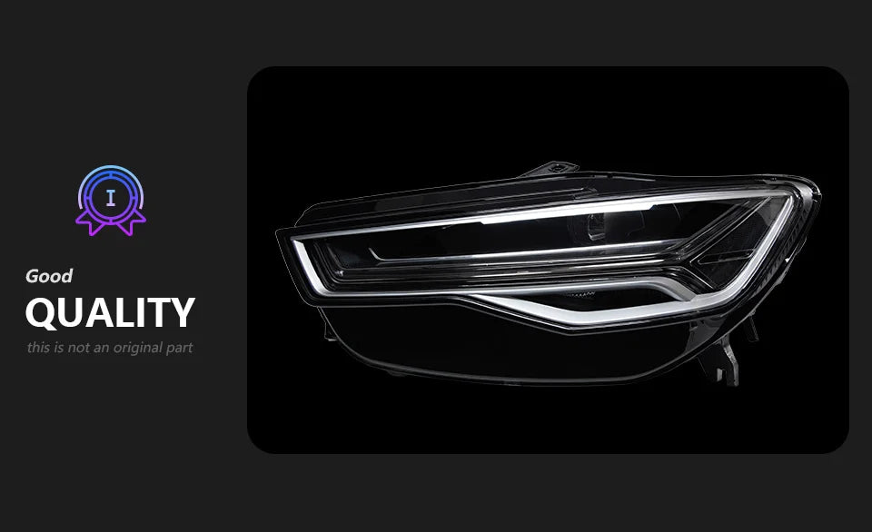 AKD Car Styling for A6 Headlights 2012-2018 Upgrade A6L All LED Headlight DRL Head Lamp Dynamic Singal High Low Beam Accessories
