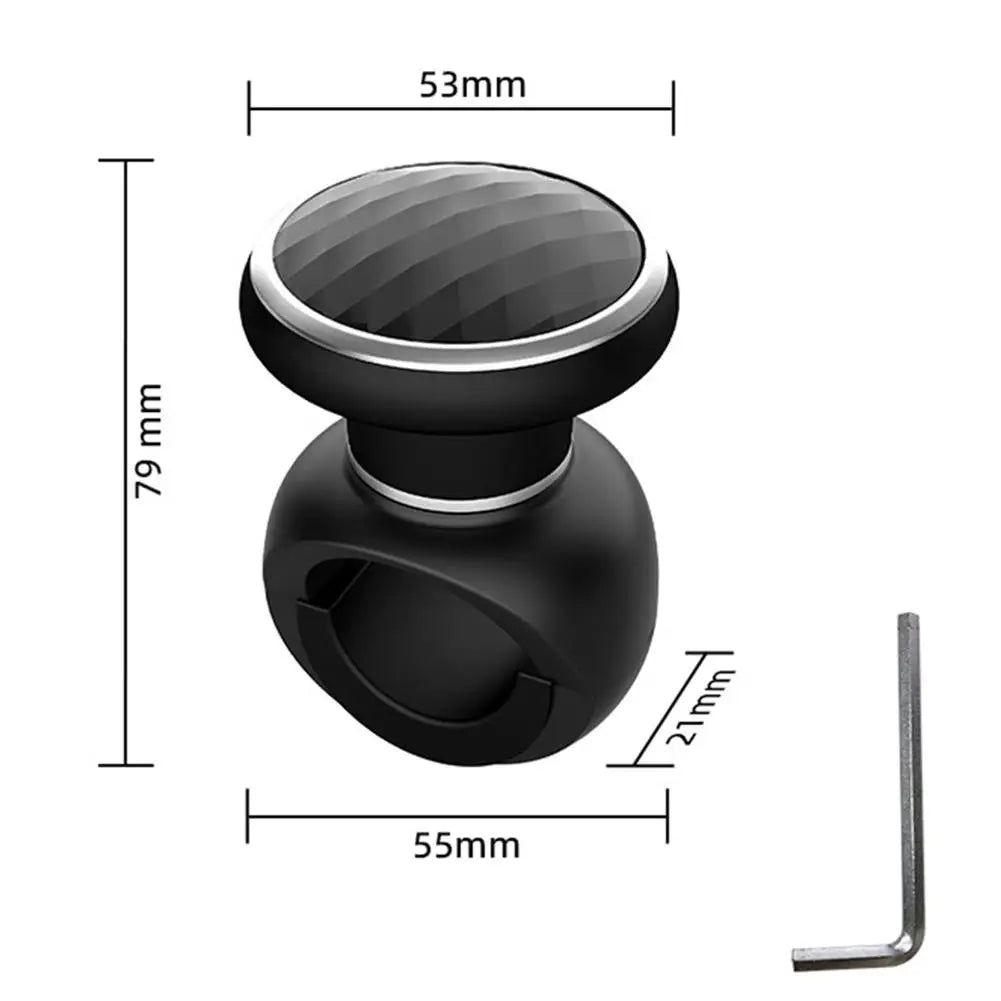 Car Duty Anti Slip Steering Wheel Knob Spinner ABS And Premium Fit For Cars